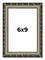 6x9 Museum-Quality Picture Frame with UV-Resistant Acrylic & Acid-Free Backing, Available in 4 Finishes - Gold, Silver, Bronze, and Black